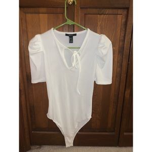 Puff-Sleeved Bodysuit